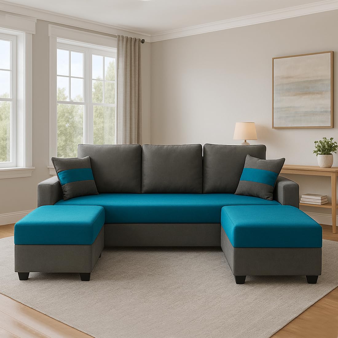 Sofa set in Green