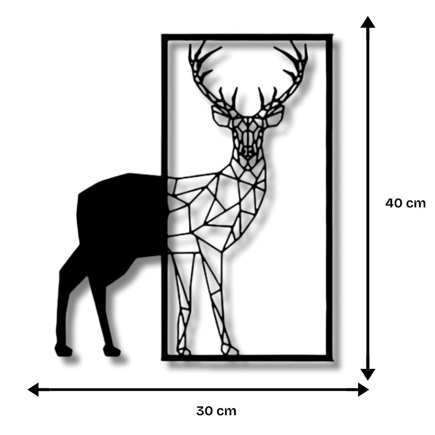 Laser Cut Deer MDF
